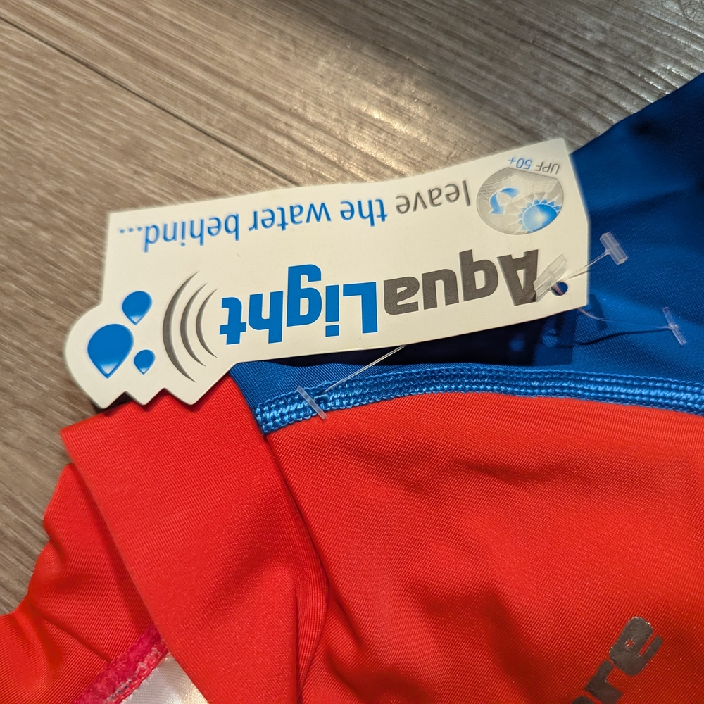 Aqua Sphere Red and Blue Rash Guard - Picture 3 of 6